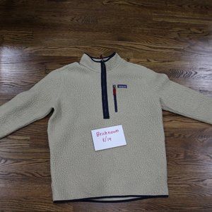 patagonia deep pile pullover size large
